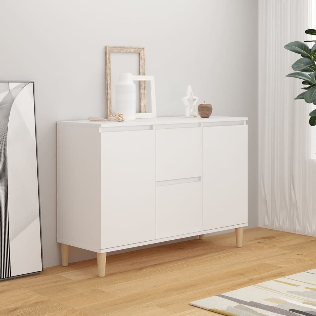 furnicato Sideboard Weiß 103,5x35x70 cm Holzwerkstoff günstig online kaufen