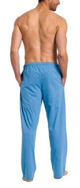 HAASIS Bodywear 1919 Pyjamahose Herren Jerseyhose 77118873-horizont (1-tlg) Optimale Passform, pflegeleicht, formbeständig, strapazierfähig