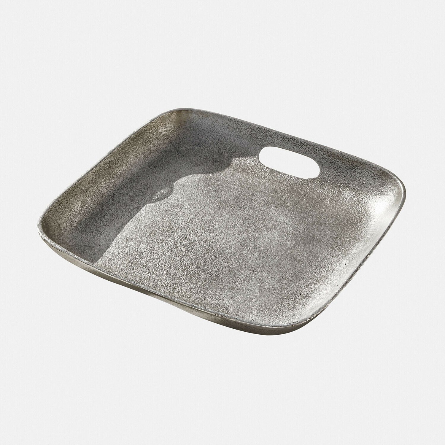 Mirabeau Tablett Tablett Tarevo antiksilber, Aluminiumguss