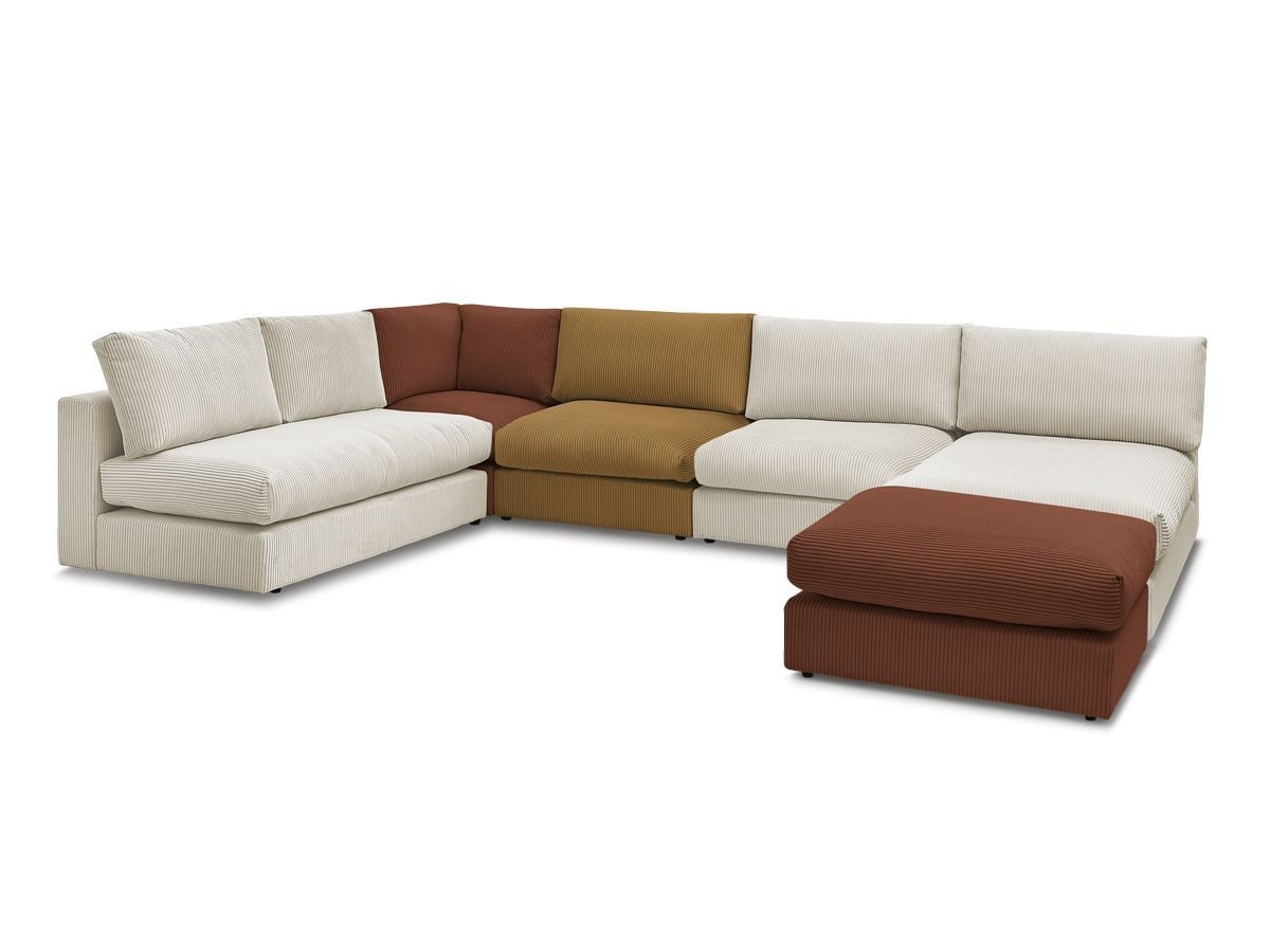 Bobochic Paris Ecksofa Paris, Set 2 Teile, 6-Sitzer, 369x167 cm