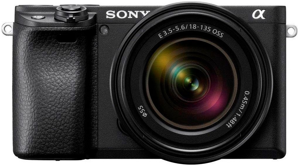Sony Alpha 6400 + 18-135mm Objektiv Kompaktkamera (24,2 MP, Bluetooth)