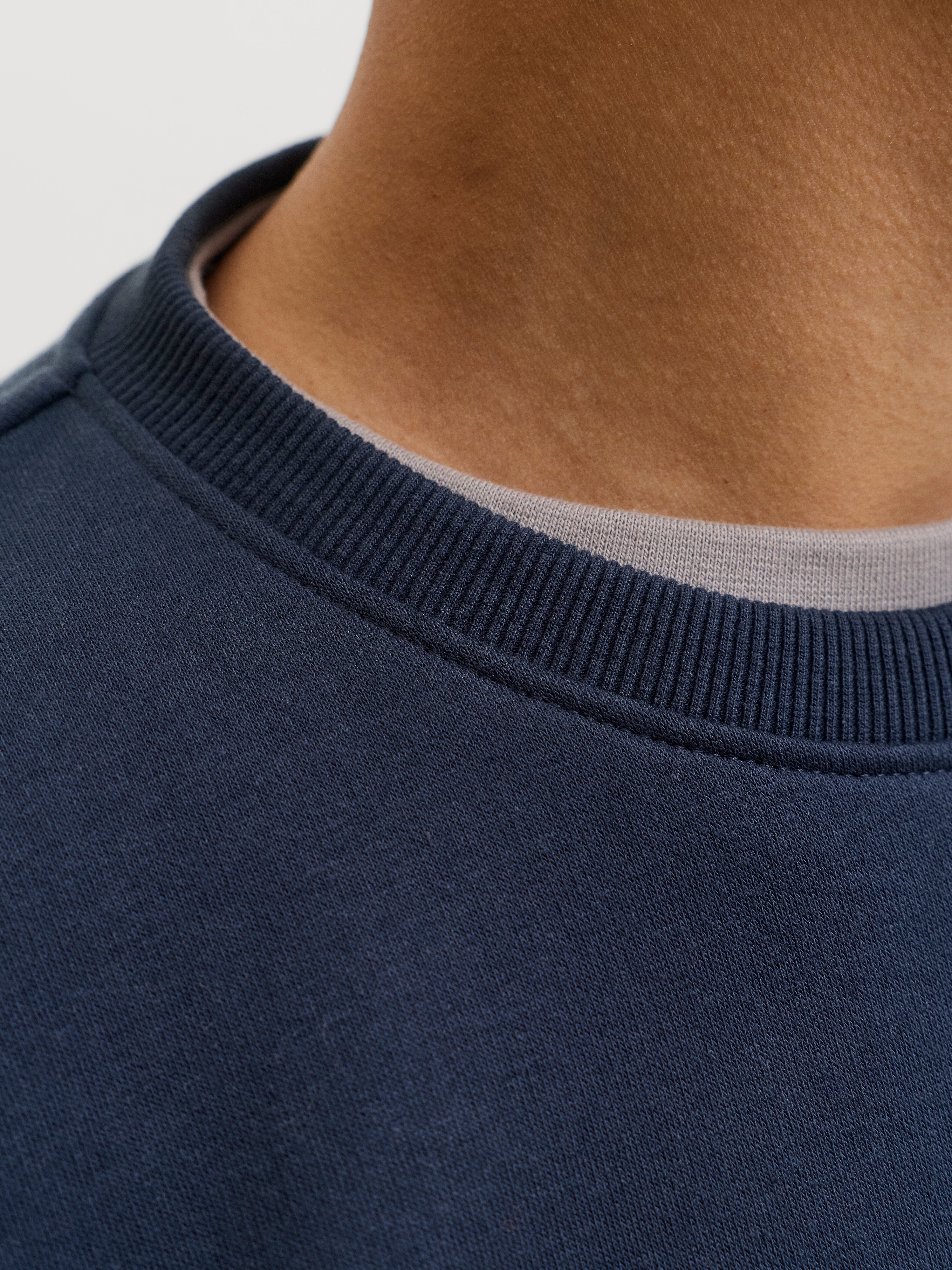 Jack & Jones PlusSize Sweatshirt JJRUSH SWEAT CREW NECK PLS Baumwollmischung, normal geschnitten
