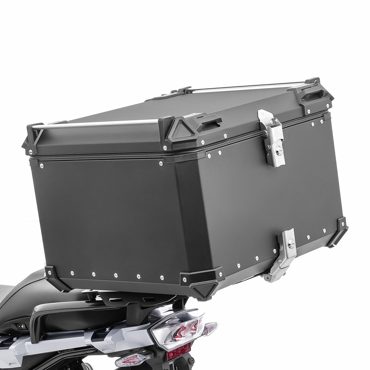 Topcase Motorrad Alu Top Case # XB100 Aluminium 100 Liter schwarz