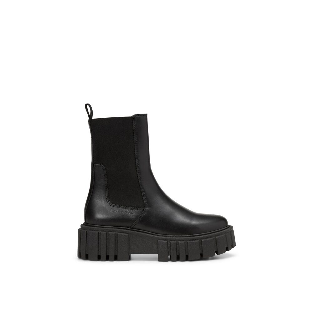 Marc O'Polo Marc O'Polo Shoes - Chelsea-Boot Model Christel - Schwarz Stief günstig online kaufen