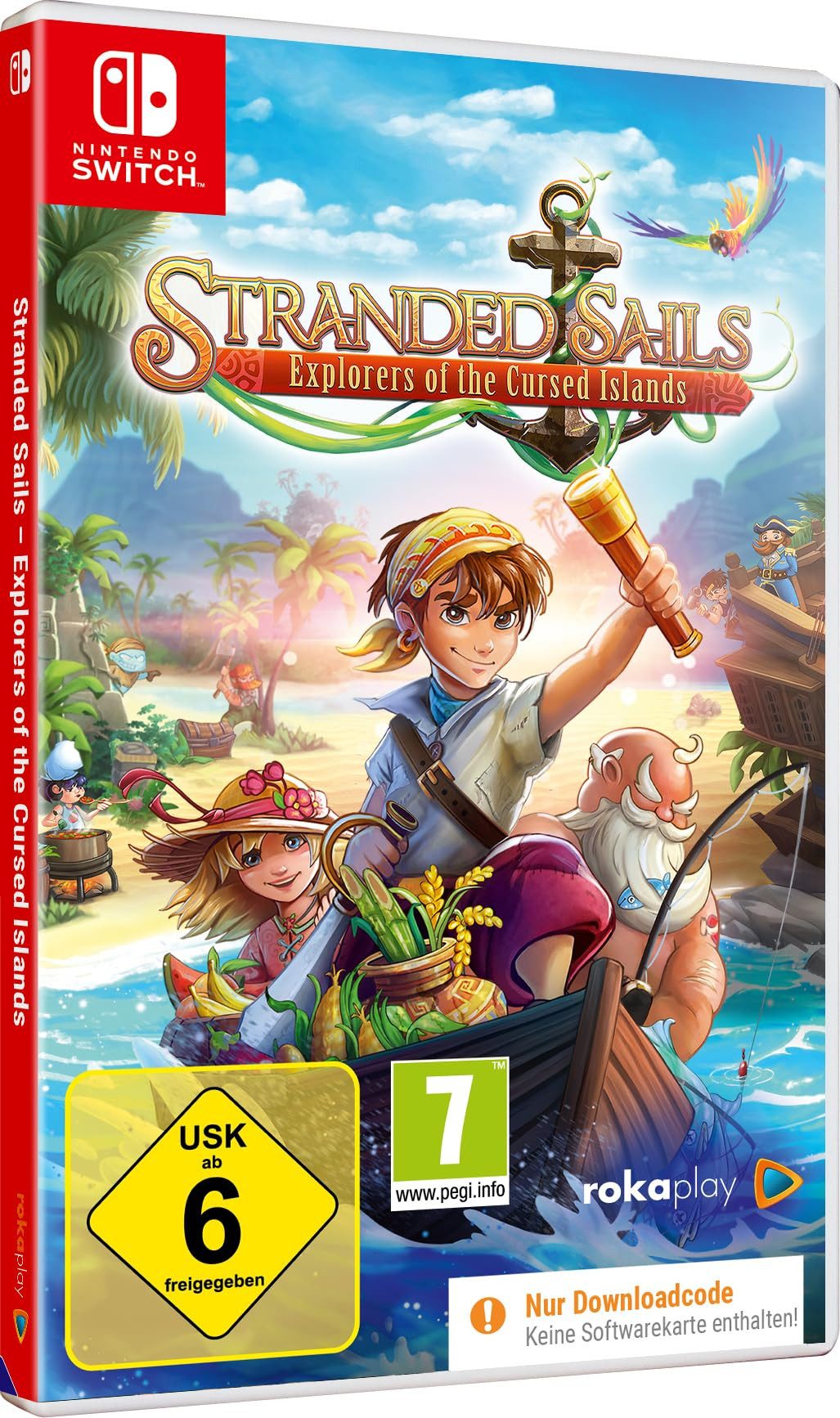 Stranded Sails - Explorers of the Cursed Islands für Switch (Code in a Box), Nintendo Switch