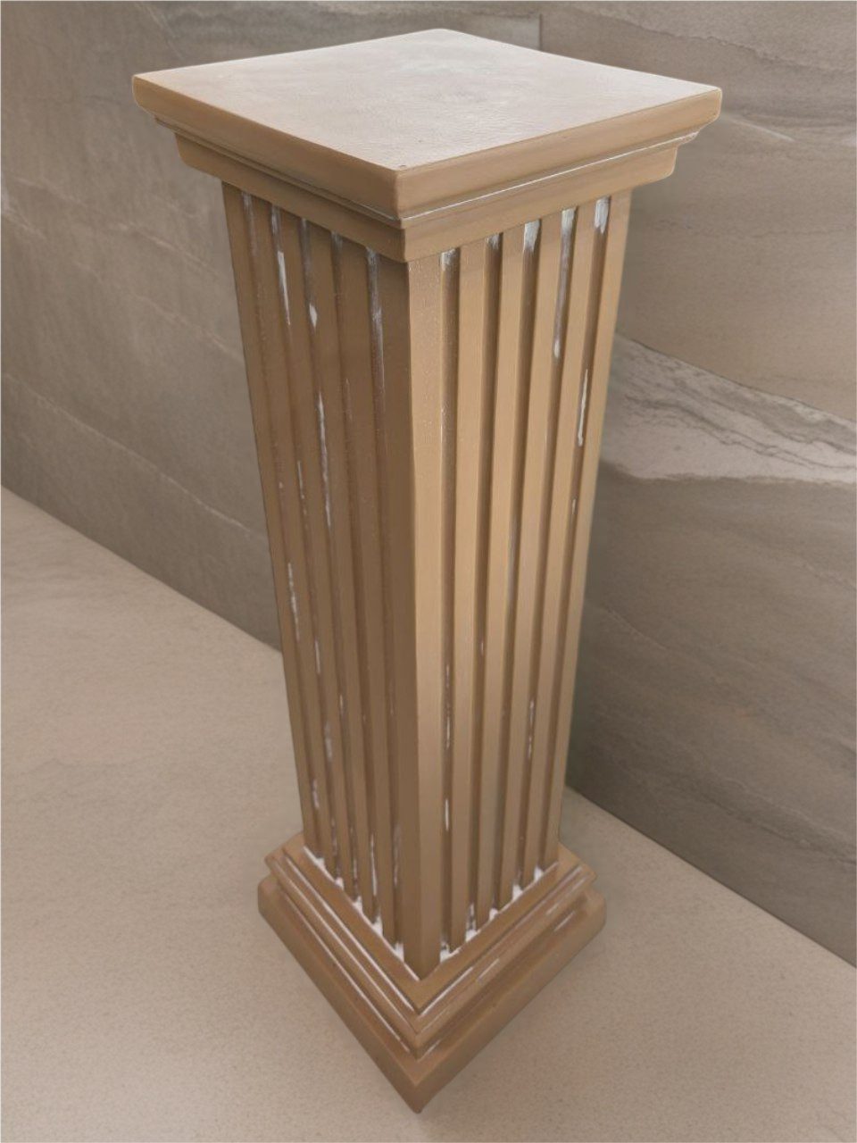 JVmoebel Dekosäule Säule Steh Antik Skulptur Leisten Dekorative Leuchten Figur Sofort (1 St., Dekosäule), Made in Europa