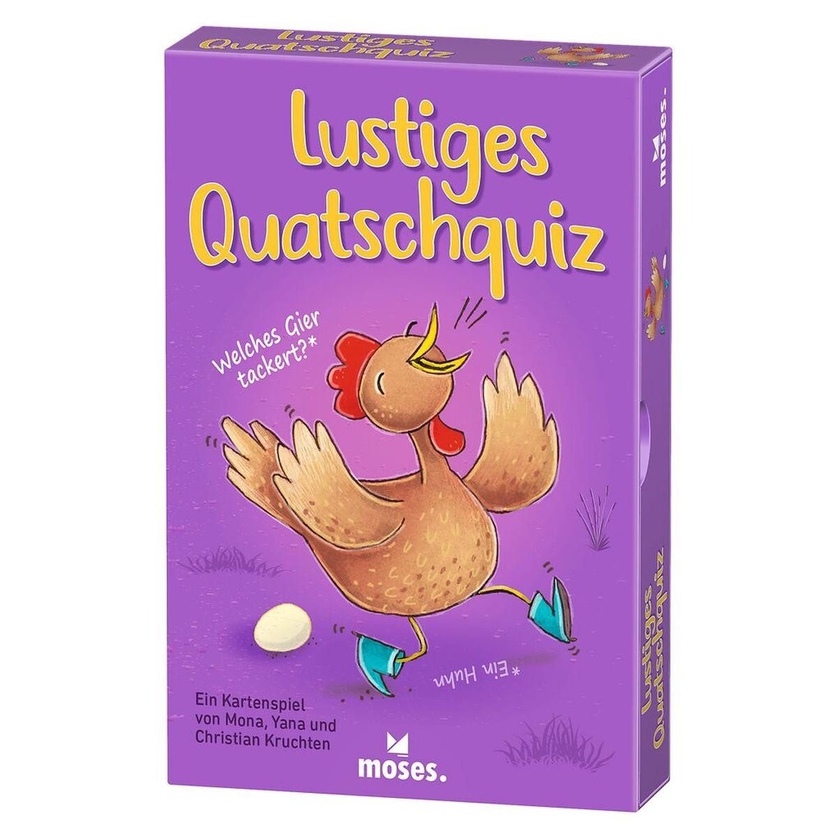 Moses. Verlag Spiel Lustiges Quatschquiz von moses. – Kartenquiz ab 6 Jahren