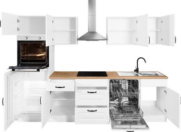 wiho Küchen Küchenzeile Erla, ohne E-Geräte, Breite 280 cm