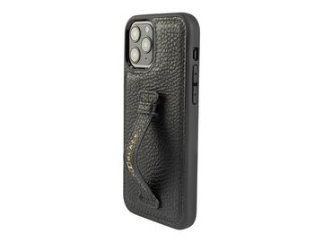 GOLDBLACK Handyhülle iPhone 12 / 12 Pro Lederhülle mit Fingerschlaufe 15,40 cm (6,06 Zoll)