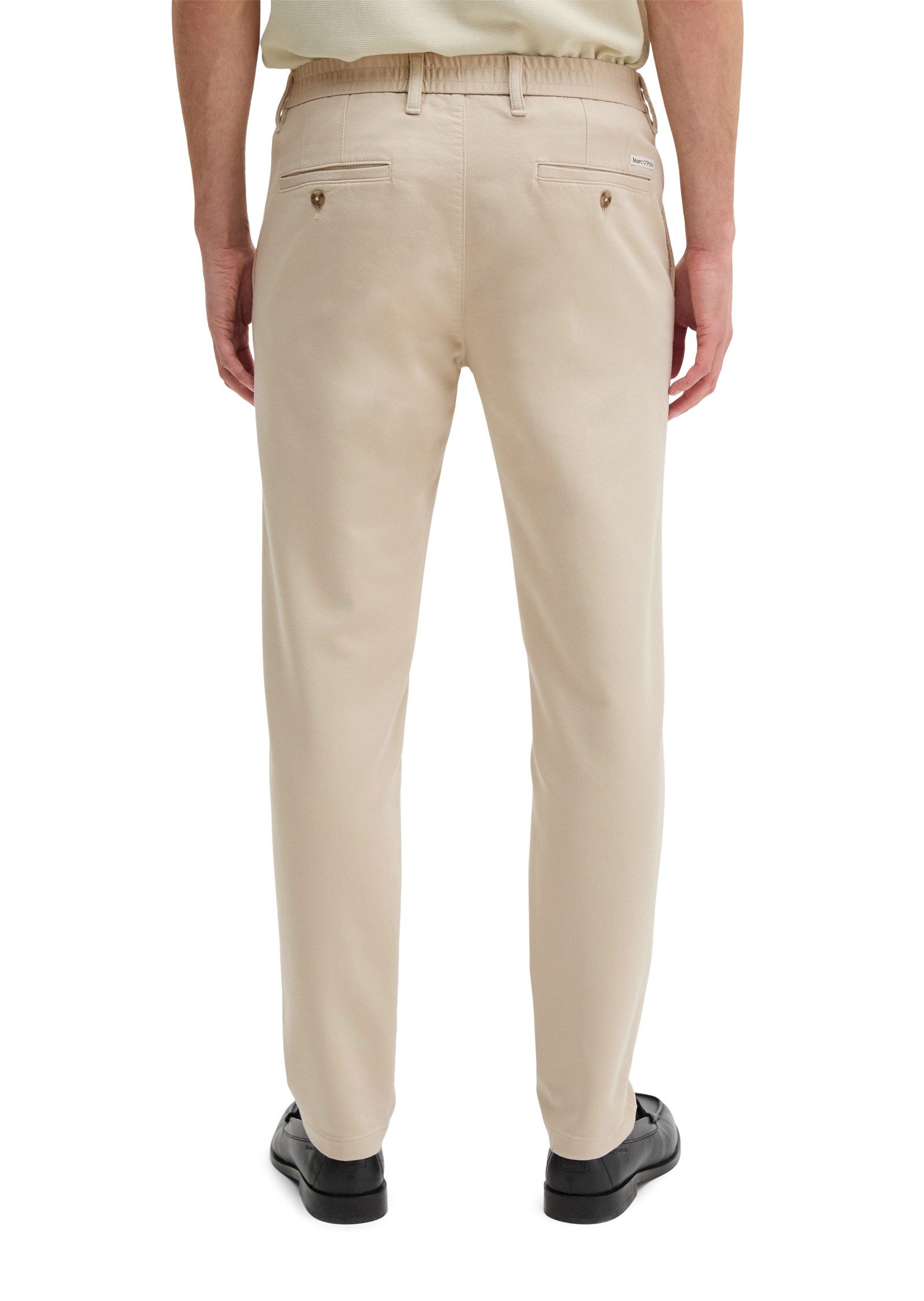 Marc O'Polo Chinohose aus elastischem Bio-Baumwollsatin