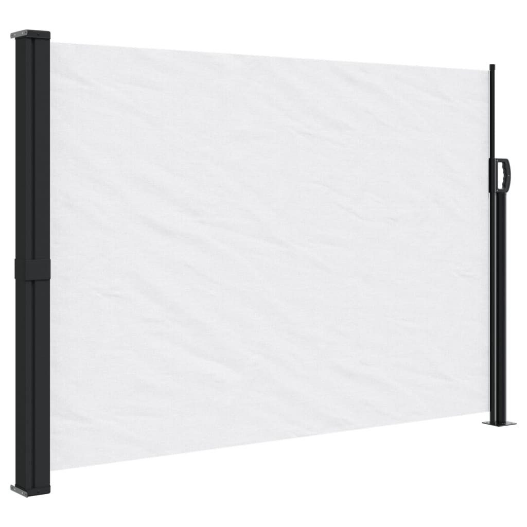 vidaXL Seitenmarkise 140 x 300 cm Seitenmarkise Ausziehbar Weiß 140x300 cm