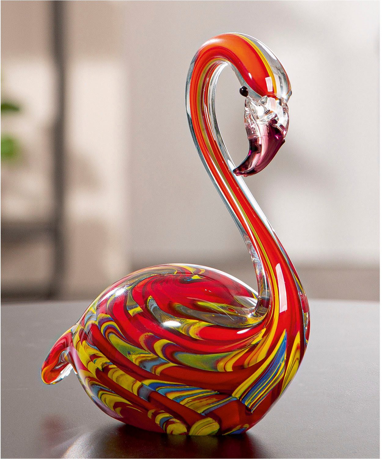 Casablanca by Gilde Tierfigur Figur Vogel Flamingo mehrfarbig H. 17 cm (1 St)