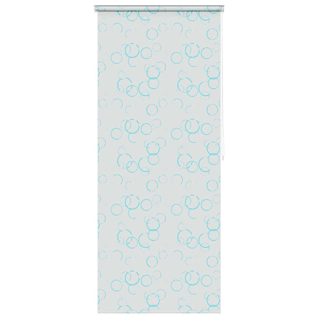 vidaXL Duschvorhang Duschrollo 100x240 cm Blasenmuster Breite 100 cm