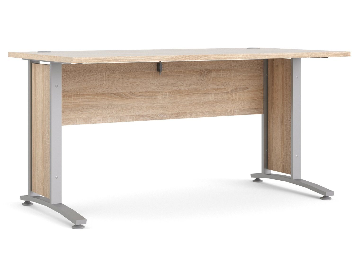 Tvilum Schreibtisch Computertisch PRIMA, Eiche Struktur Dekor, 150 x 75 x 8 günstig online kaufen