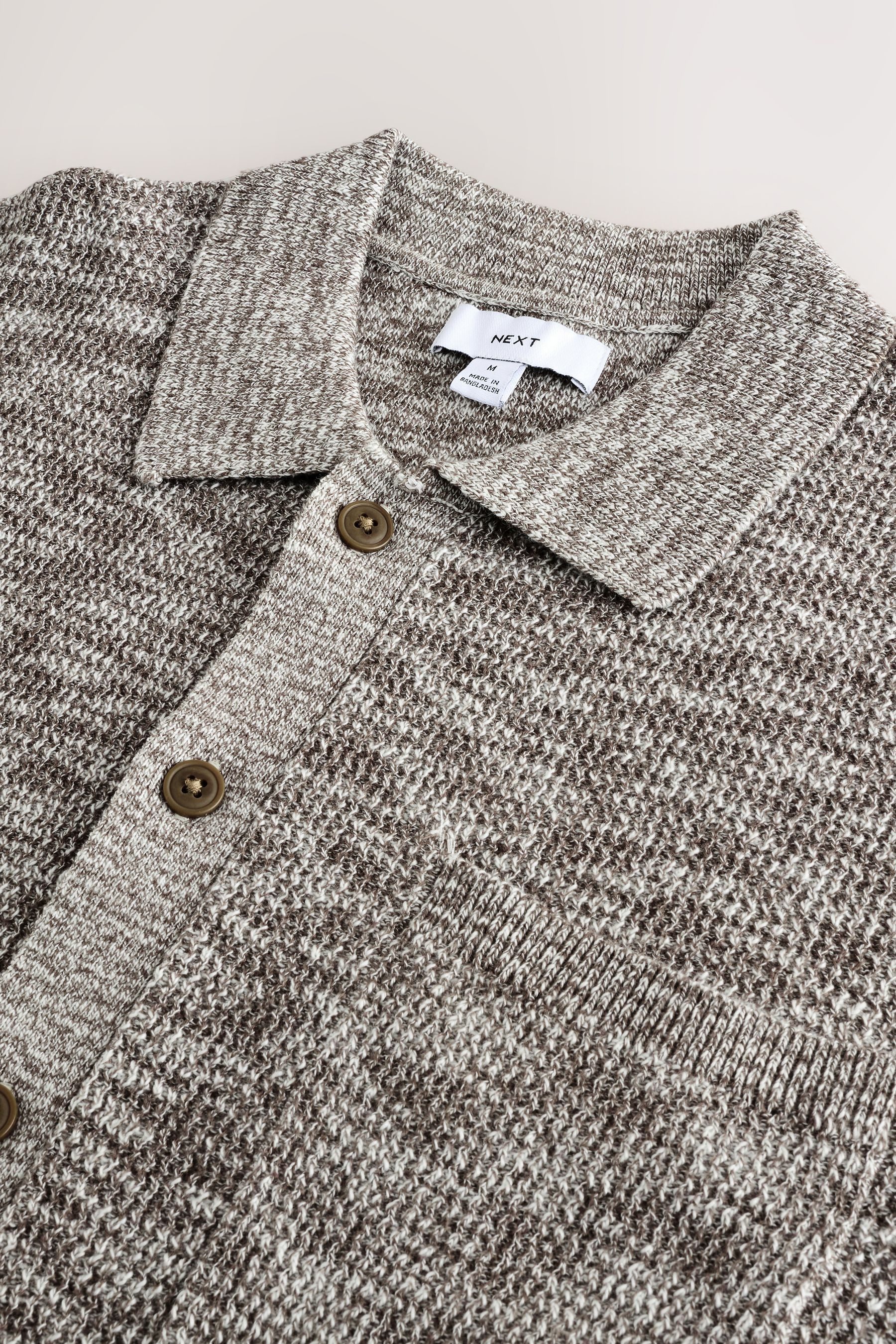 Next Poloshirt Geknöpftes Regular Fit Kurzarm-Poloshirt (1-tlg) günstig online kaufen