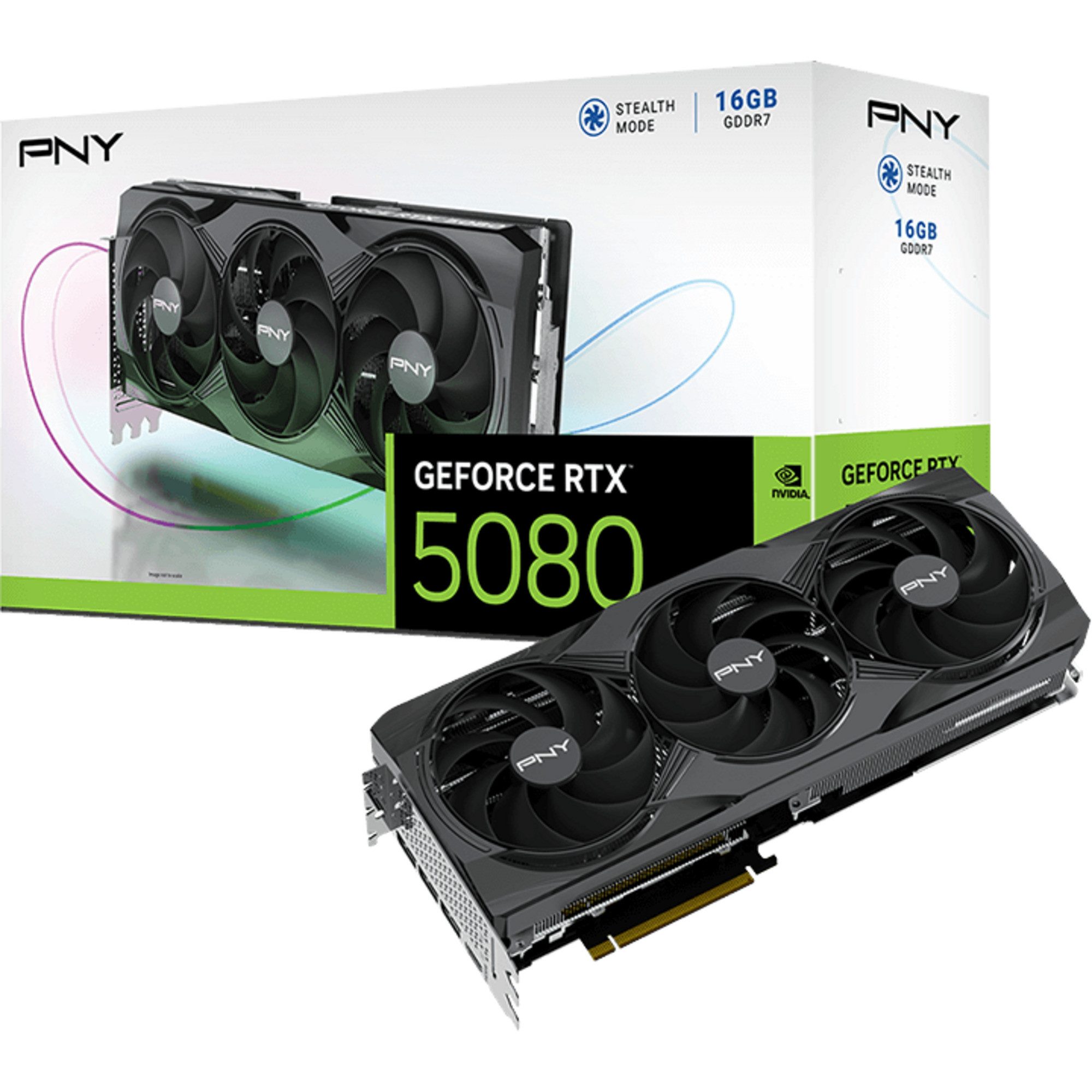 PNY PNY GeForce RTX 5080, Grafikkarte, (DLSS 5, 3x Grafikkarte (16 GB)