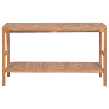 vidaXL Waschtisch Waschtischunterschrank Massivholz Teak 132x45x75 cm