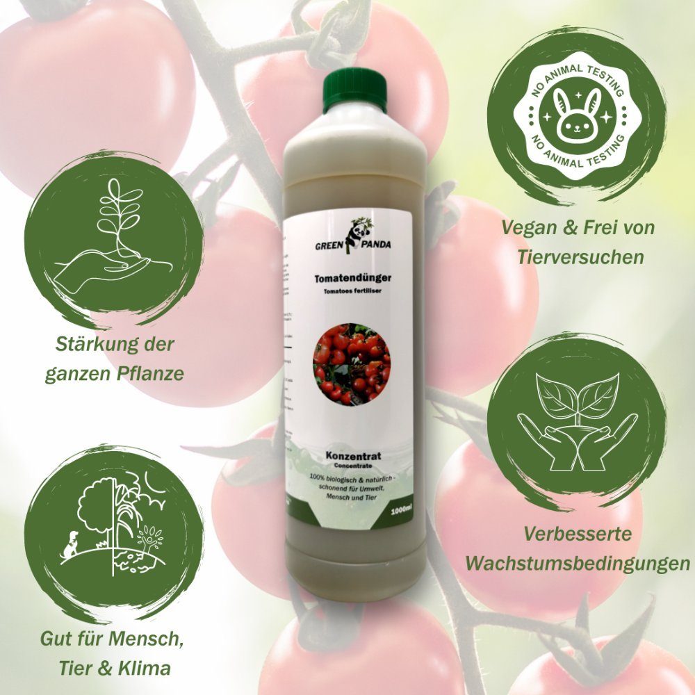 GreenPanda Tomatendünger Bio Calciumdünger für Tomaten Verbessert