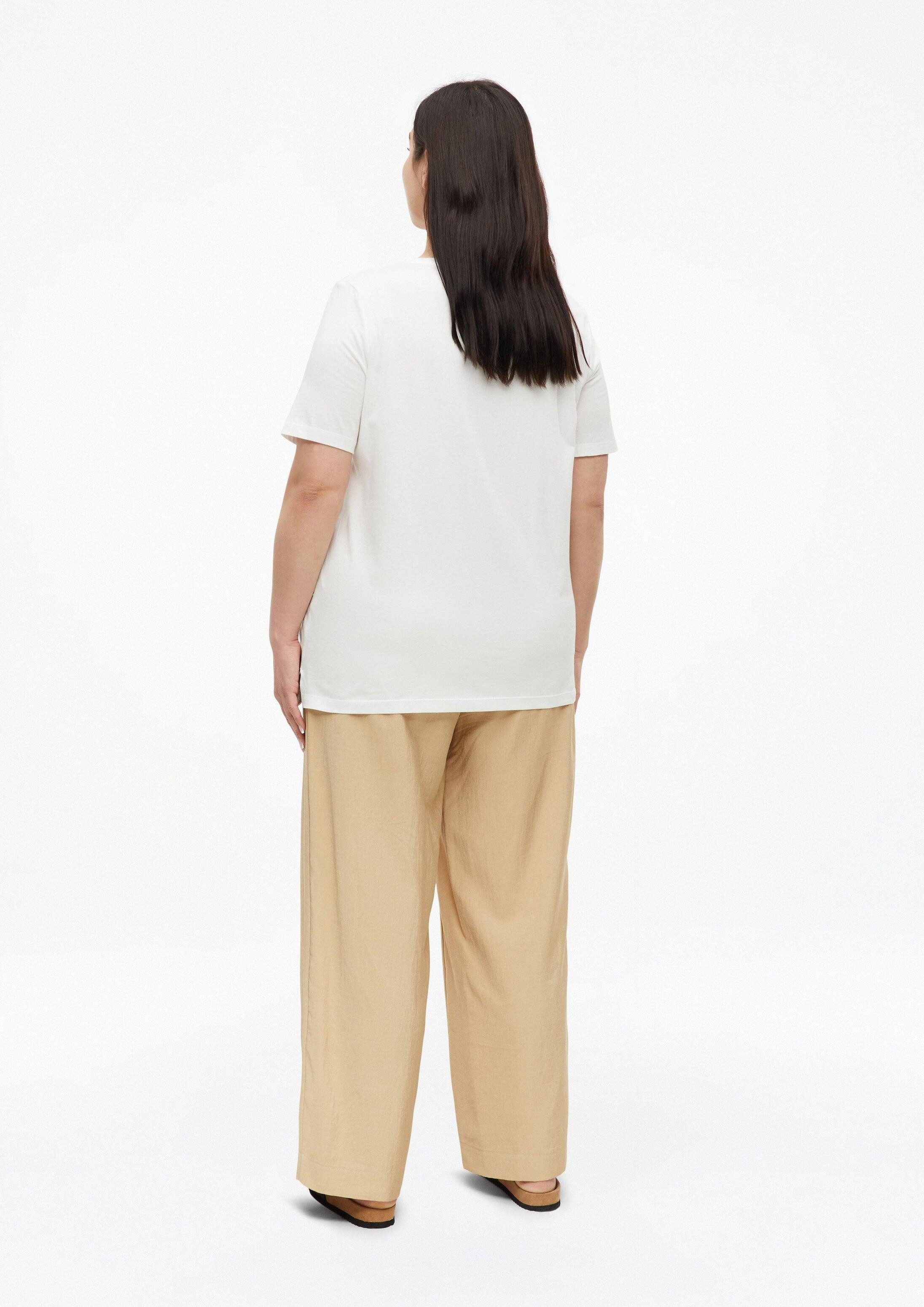 s.Oliver Kurzarmshirt T-Shirt T-Shirt mit Print und Schmuckdetails