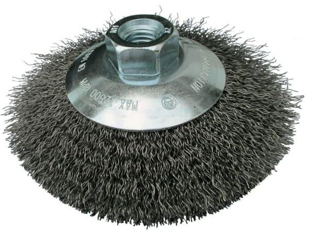 Klingspor Drahtbürste KLINGSPOR KONISCHE BÜRSTE 125mm M14 BK600W WELLDRAHT
