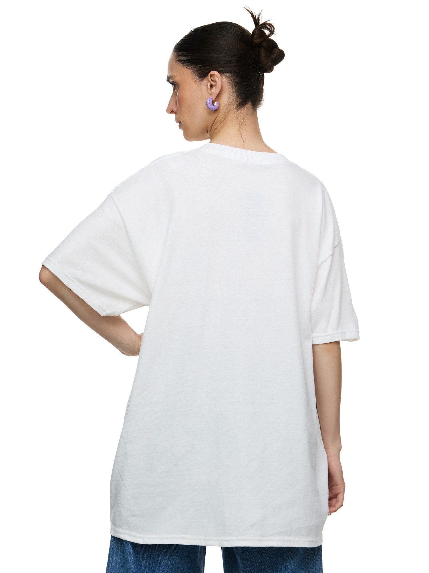 Worldclassca T-Shirt Worldclassca Oversized Print DOLCE FAR NIENTE T-Shirt Sommer Oberteil