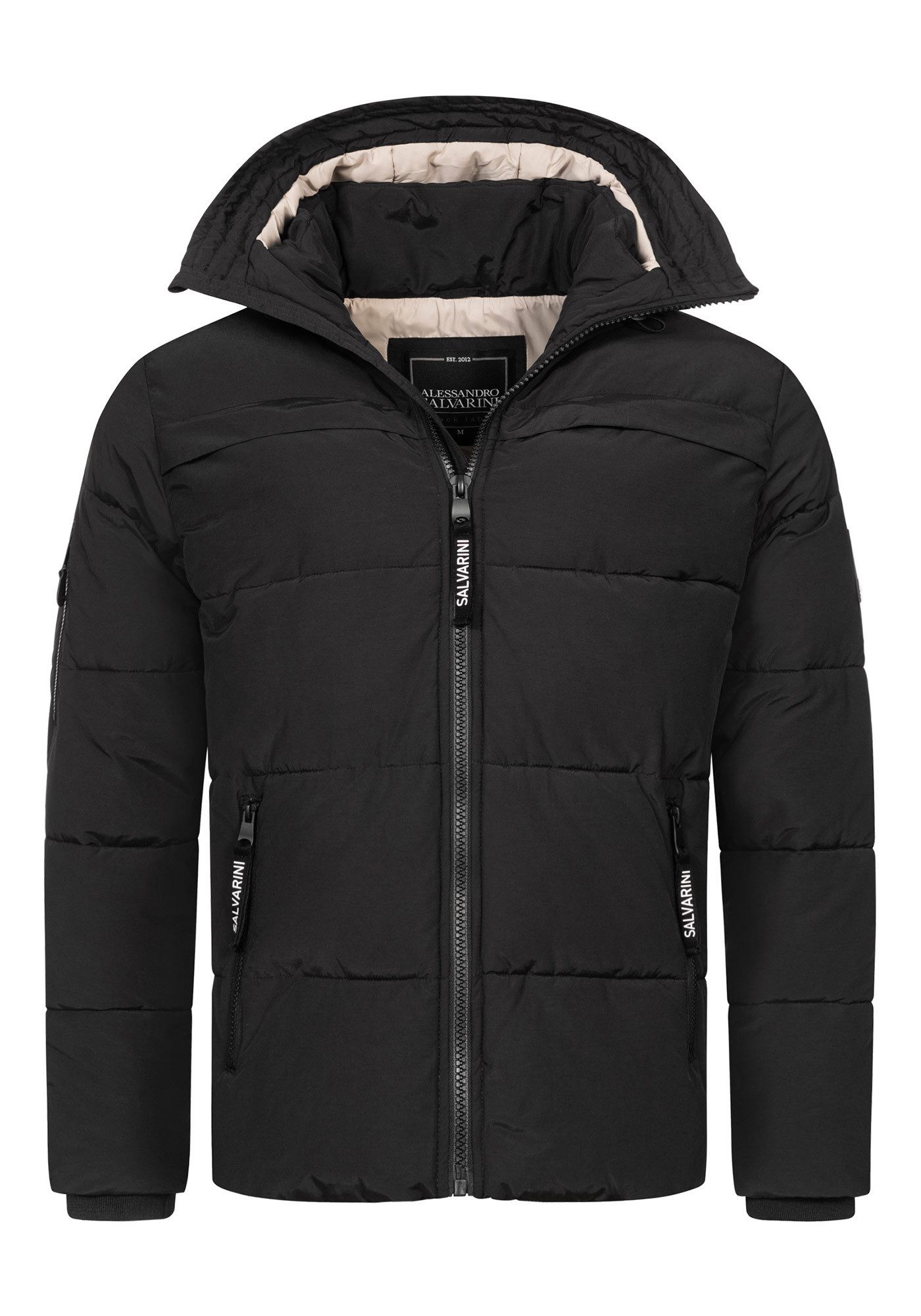Alessandro Salvarini Winterjacke ASDiego mit extra hohem Kragen und vielen Taschen – Bild 5 von 5