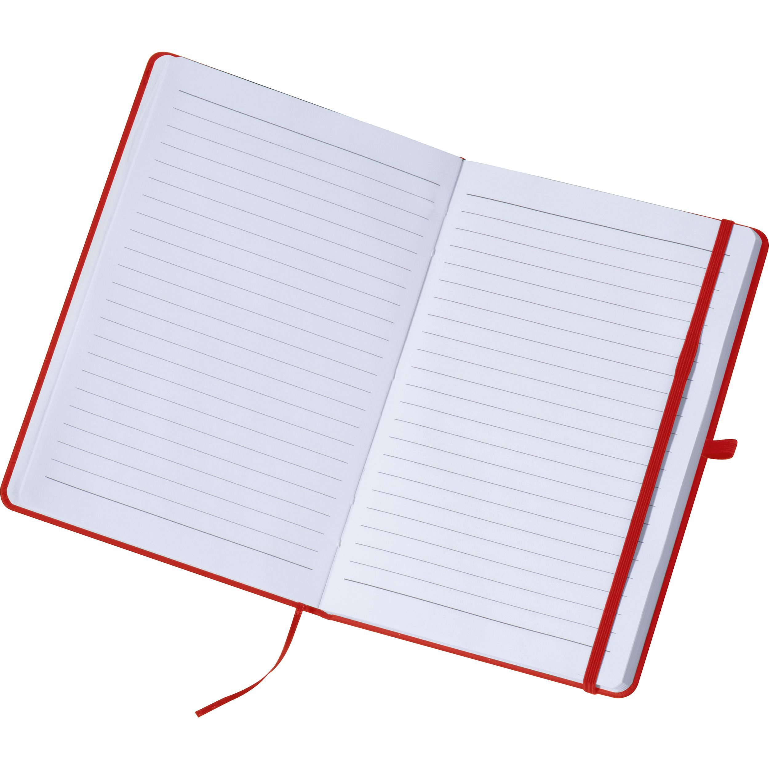 Macma Notizbuch Notizbuch / DIN A5 / 160 Seiten / liniert / PU Hardcover / Farbe: rot – Bild 3 von 5