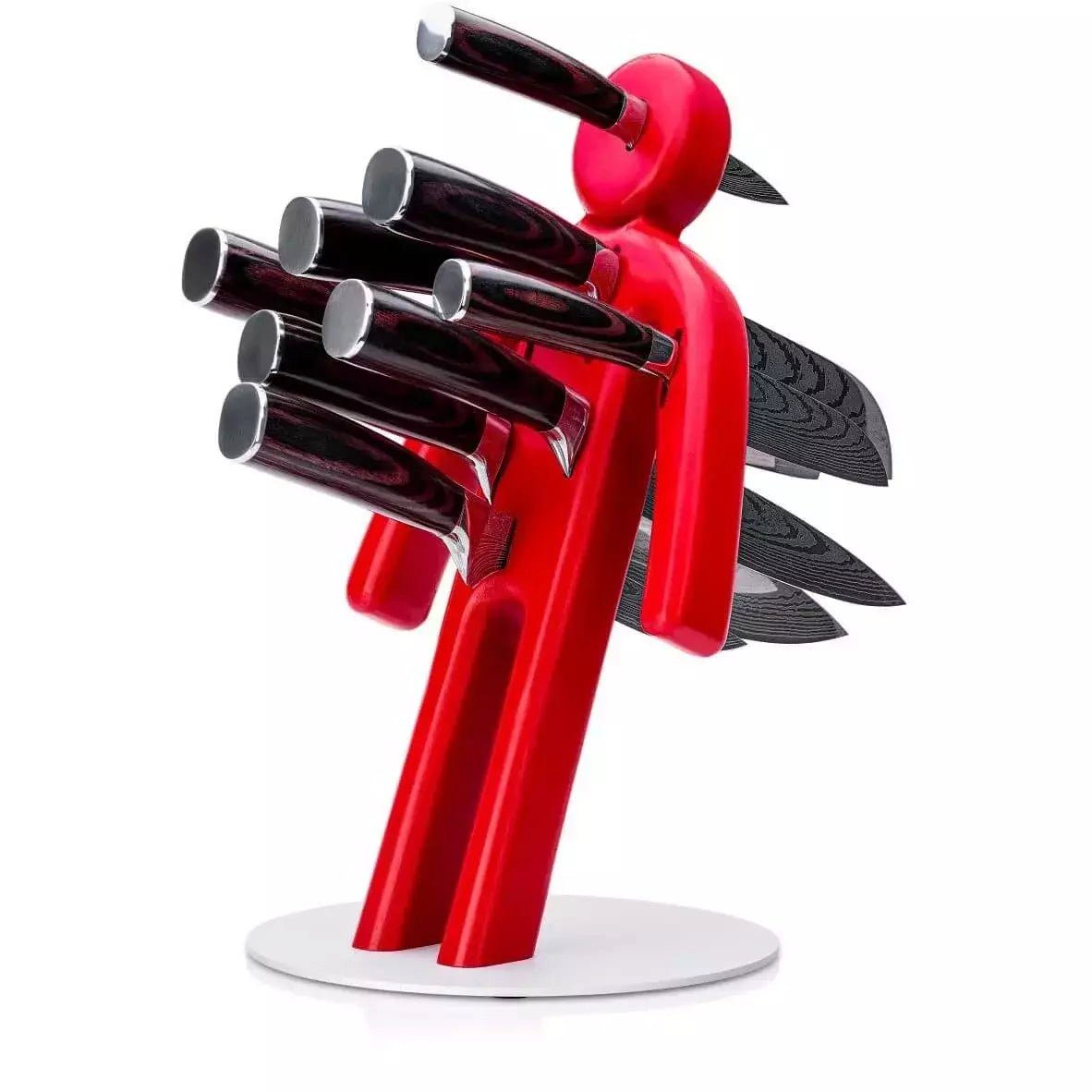 rot Messerblock Küchenkompane Kompane Magnet-Messerblock (1tlg)