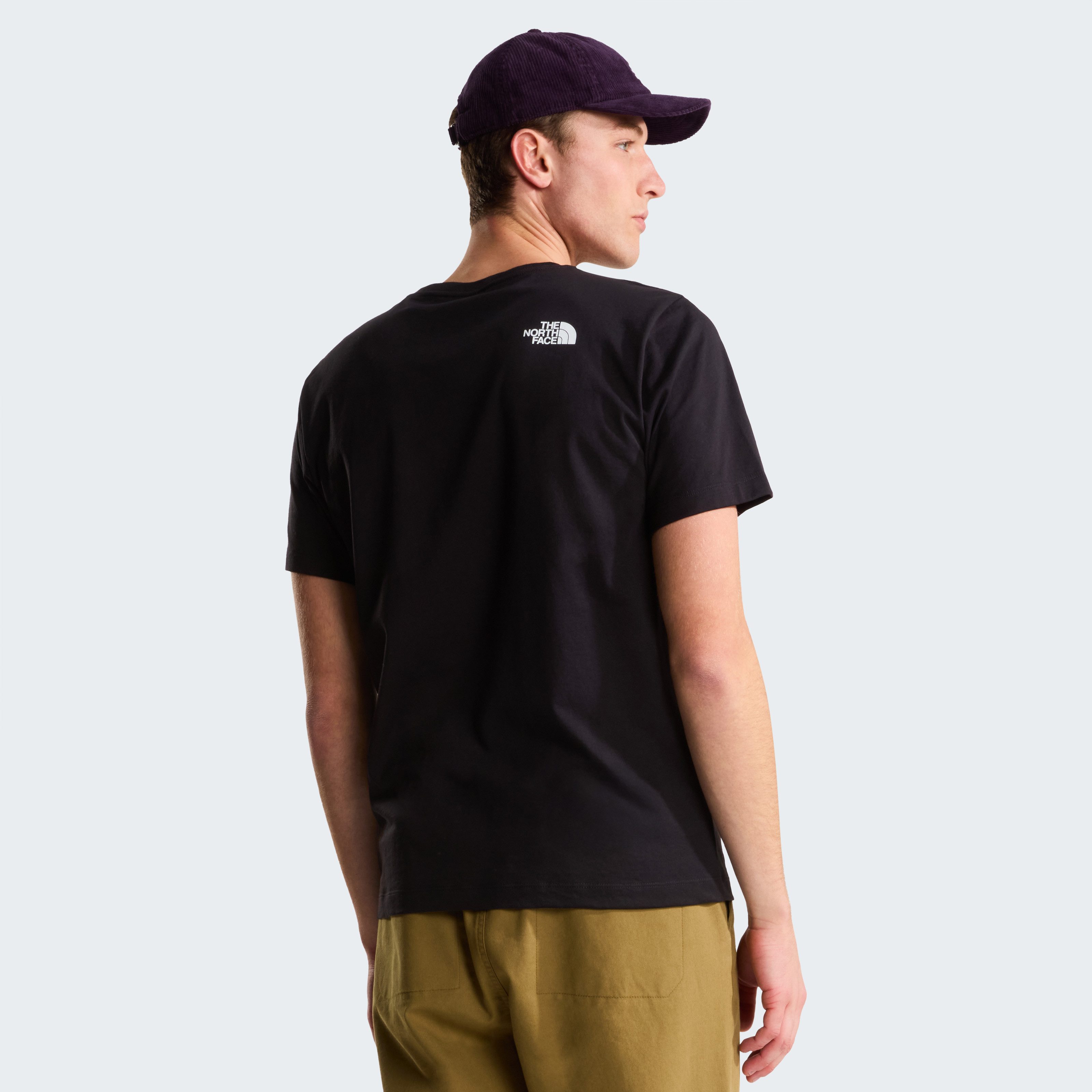 The North Face T-Shirt M NEVER STOP EXPLORING REGULAR SHORT SLEEVE TEE-GRAPHIC normale Passform, kurze Ärmel, für Sport und Freizeit