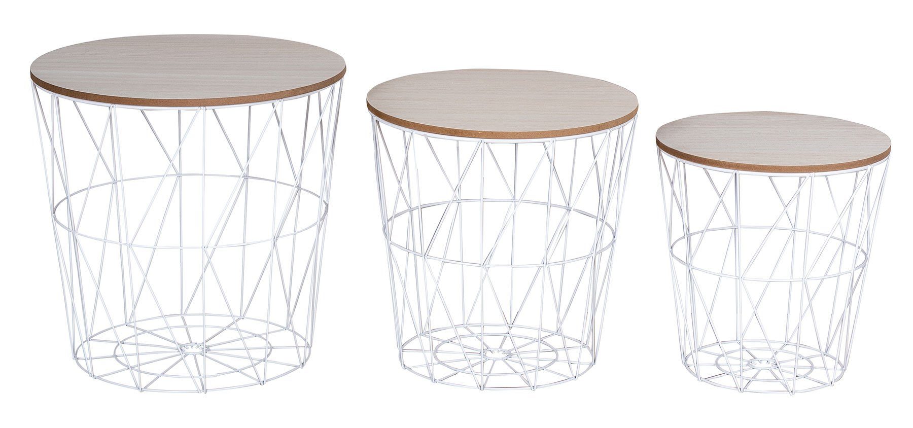 Levandeo® Couchtisch, 3er Set Beistelltisch Metall günstig online kaufen