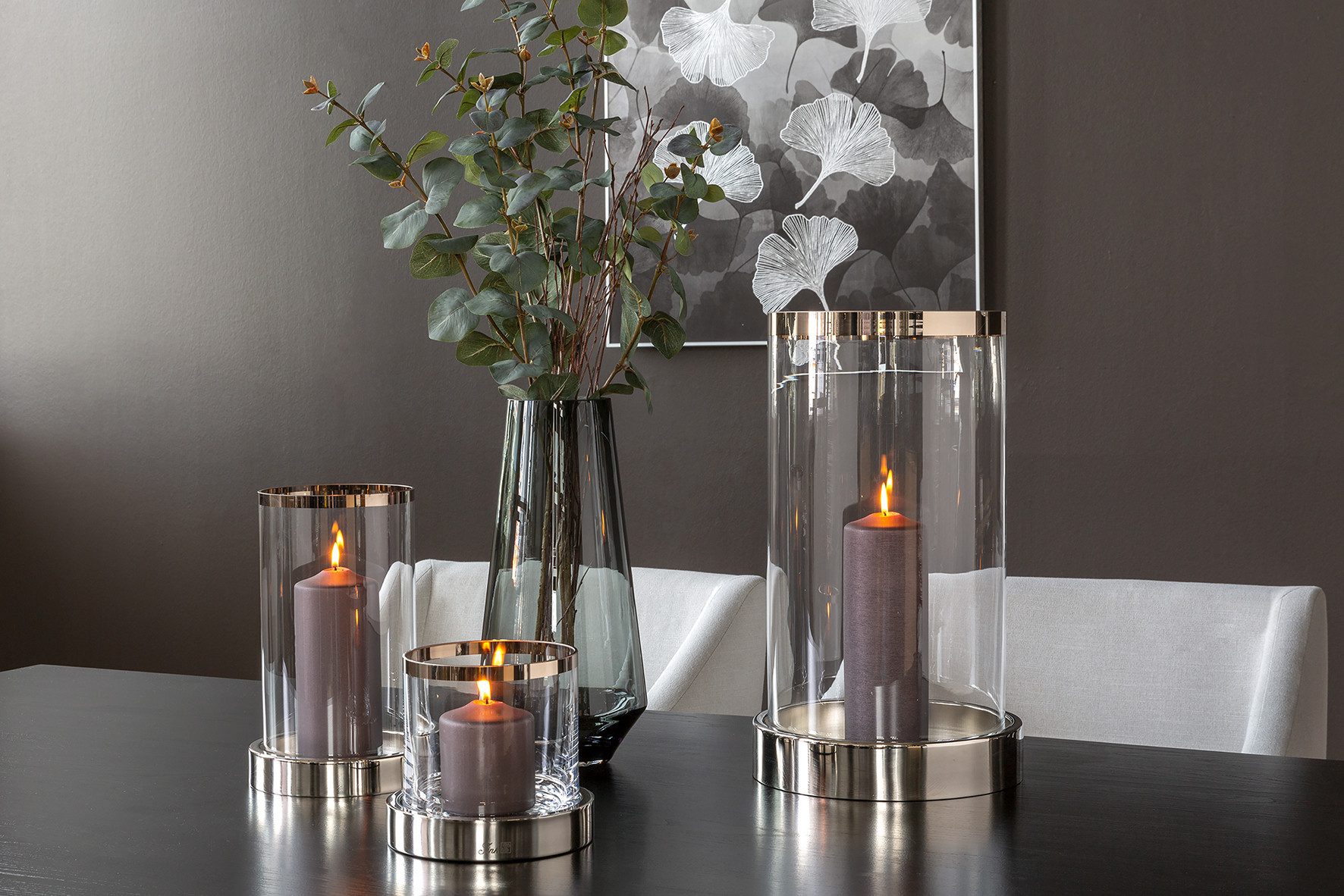 Fink Windlicht EMPIRE, Kerzenhalter, Dekoglas, elegantes Design (1 St., bes günstig online kaufen