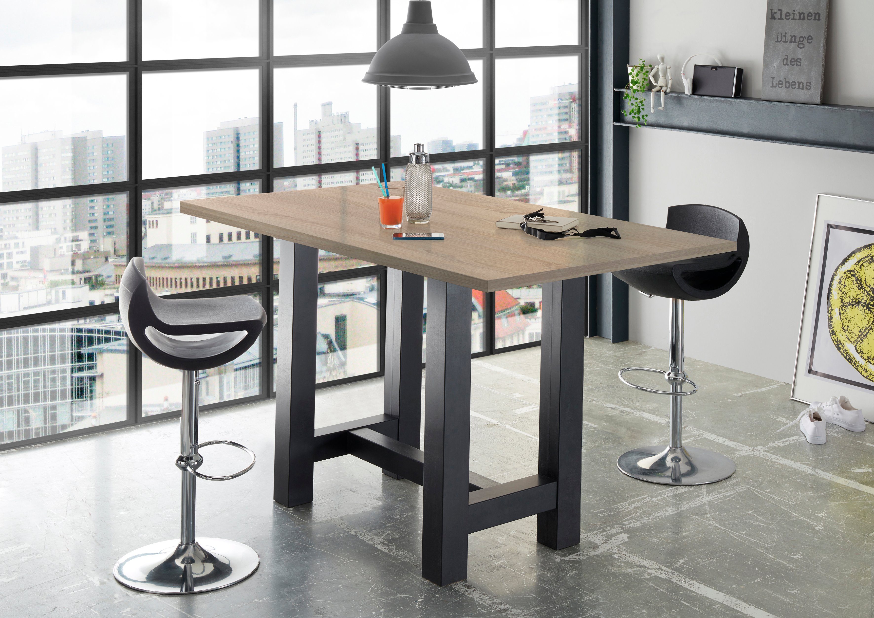Mäusbacher Bartisch, Gestell in U-Form (Breite günstig online kaufen