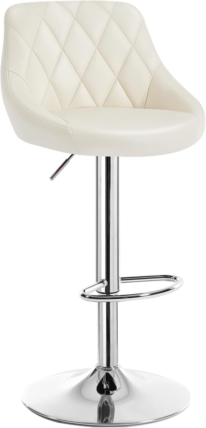 Woltu Barhocker (1 St), gepolsterte Sitzfläche Höhenverstellbar 360° Drehbar