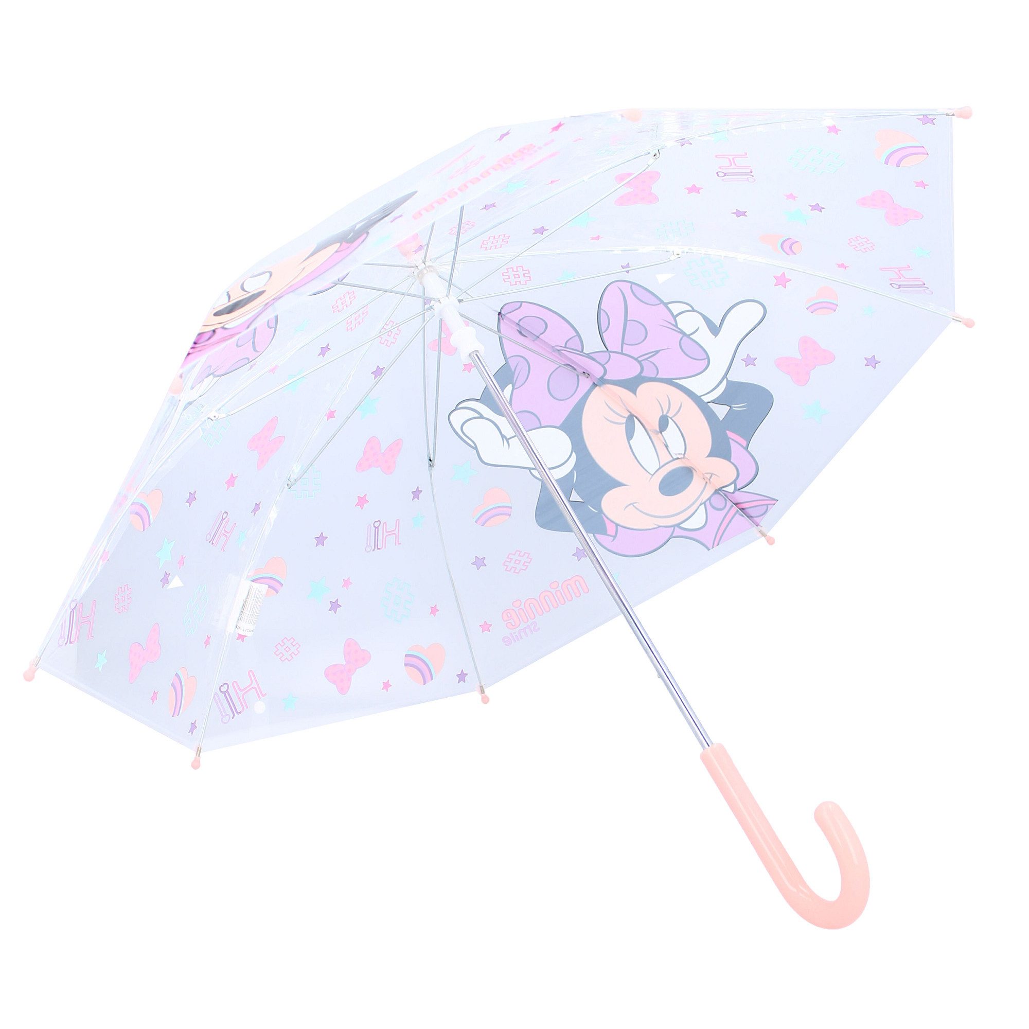 Disney Minnie Mouse Stockregenschirm Regenschirm Rainy Days ⌀ 71 cm -Süßer Schirm für Regenwetter – Bild 4 von 5