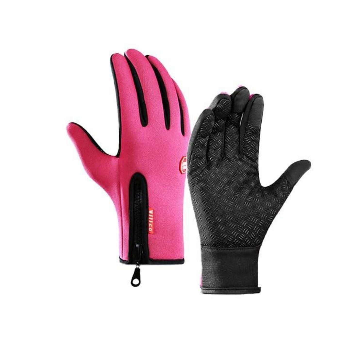LuxusKollektion Skihandschuhe Winterhandschuhe Thermo Touchscreen Rosarot/XL (1-St)