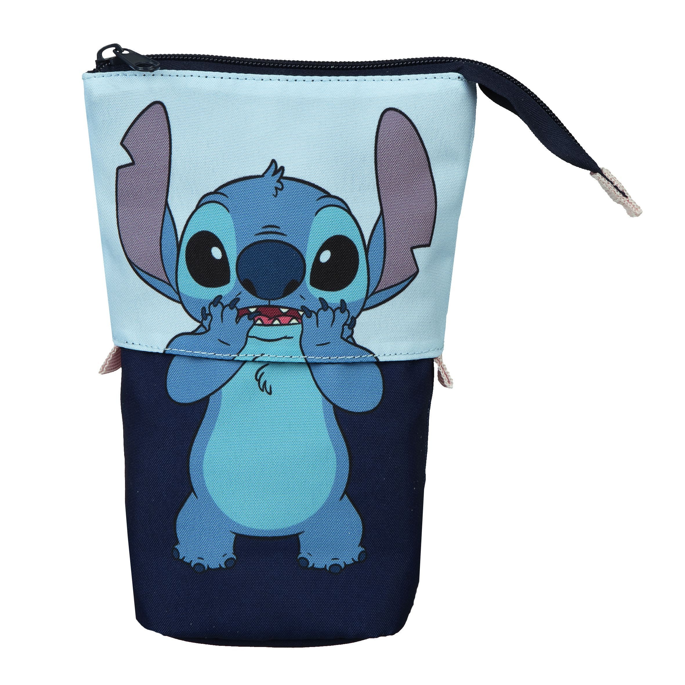 Lilo & Stitch Federmäppchen 2-in-1 Mäppchen – Praktisches Federmäppchen & Stifthalter für Kinder