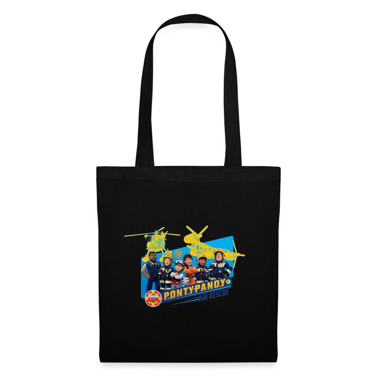 Henkeltasche Feuerwehrmann Sam™ Pontypandy Air Rescue Stoffbeutel