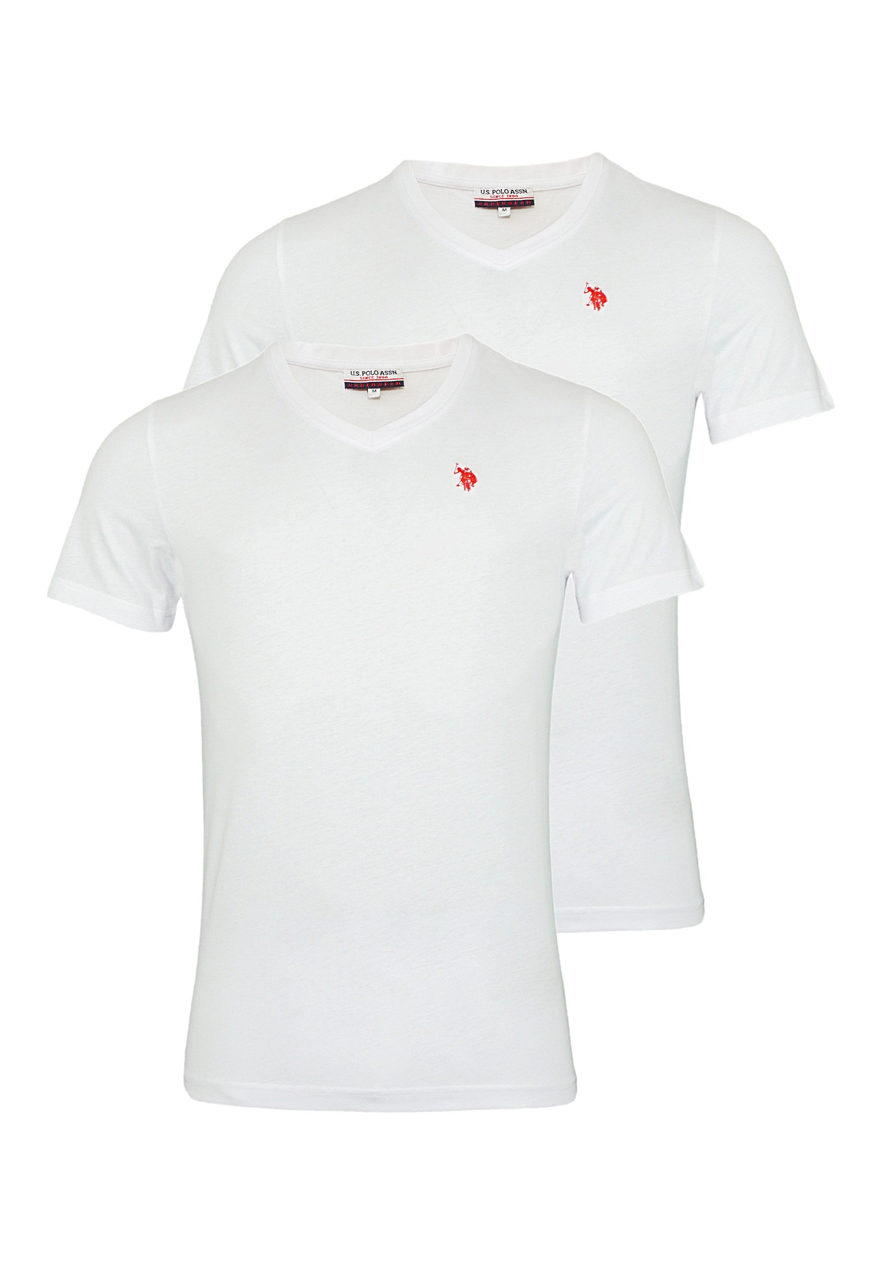 U.S. Polo Assn. T-Shirt Shirt 2 Pack T-Shirts V-Neck Shortsleeve (2-tlg., 2 günstig online kaufen