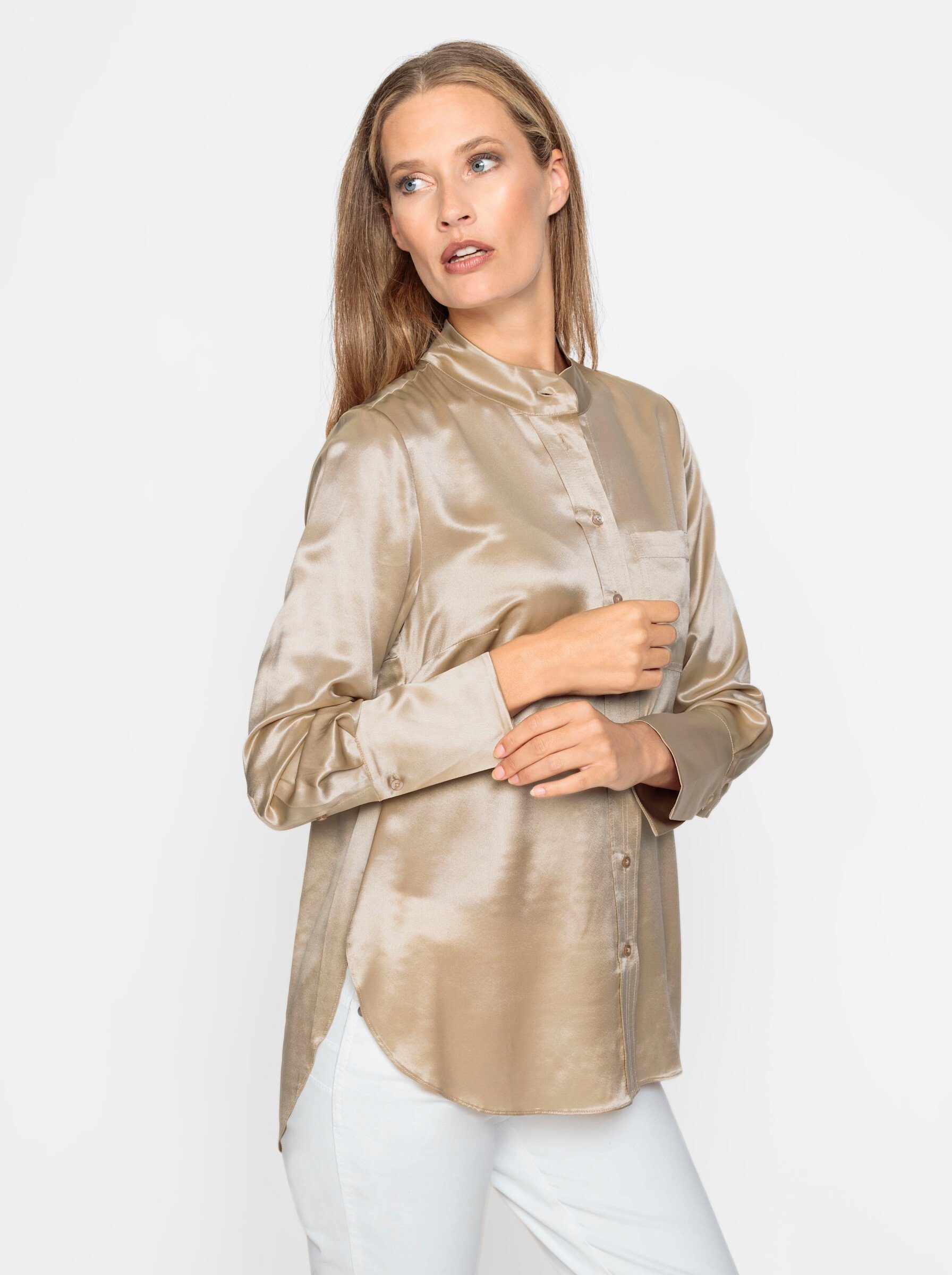 Beige elegante Blusen für Damen online kaufen | OTTO