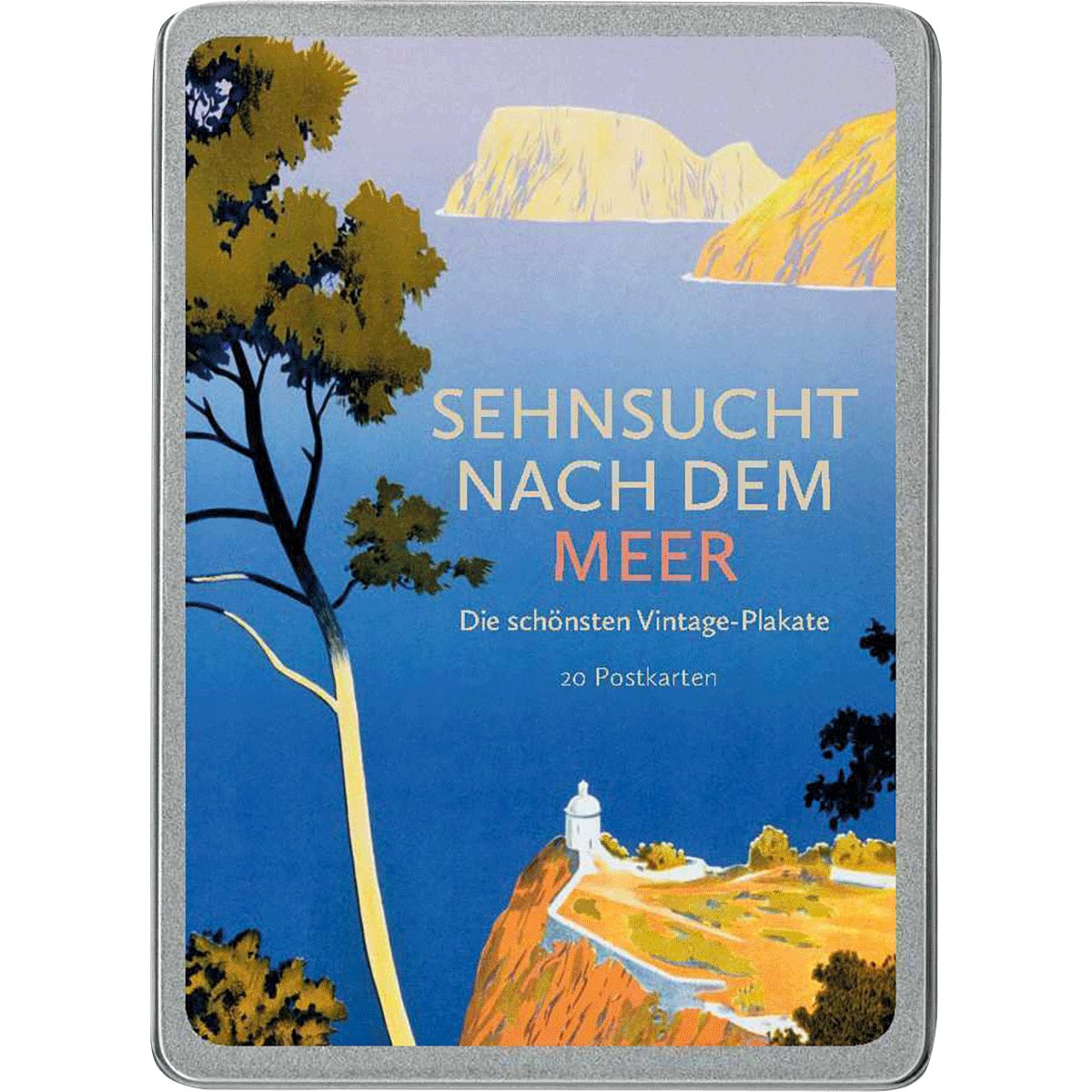 Papermoon Postkarte Sehnsucht nach dem Meer: Die schönsten Vintage-Plakate