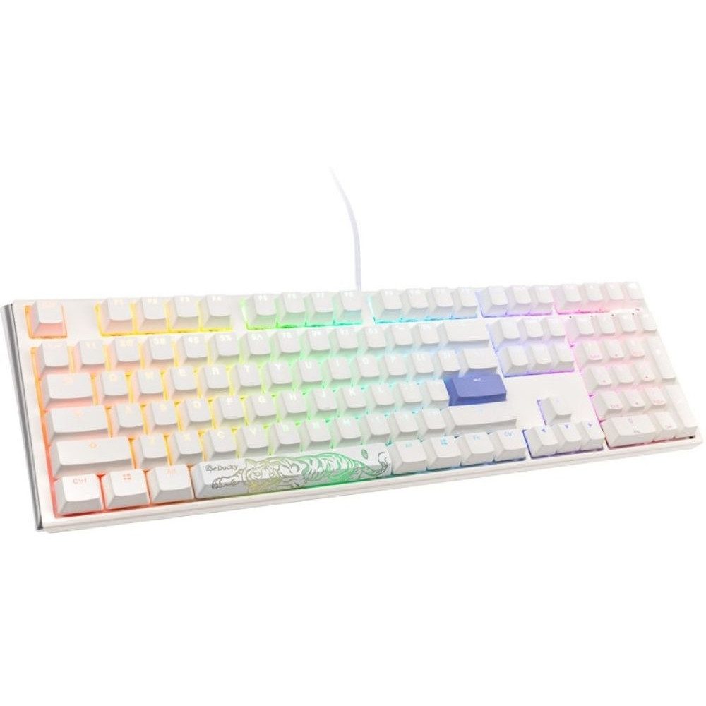 Ducky One 3 Classic MX-Blue US-Layout - Gaming Tastatur - pure white Gaming-Tastatur