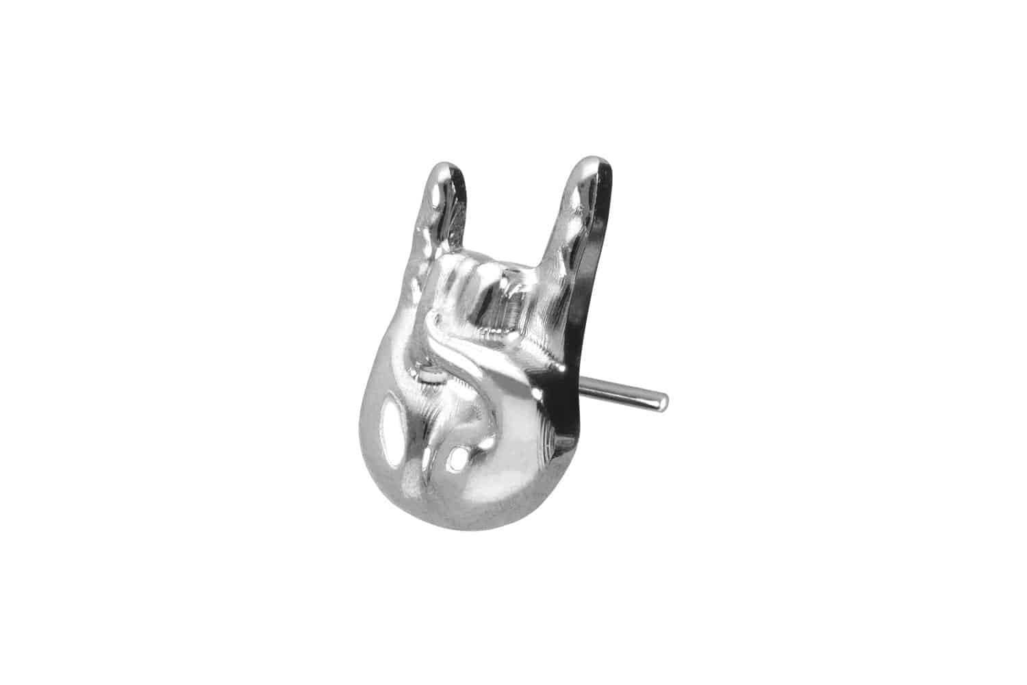 Piercing-Set Titan Aufsatz mit Push Pin ROCK'N' ROLL
