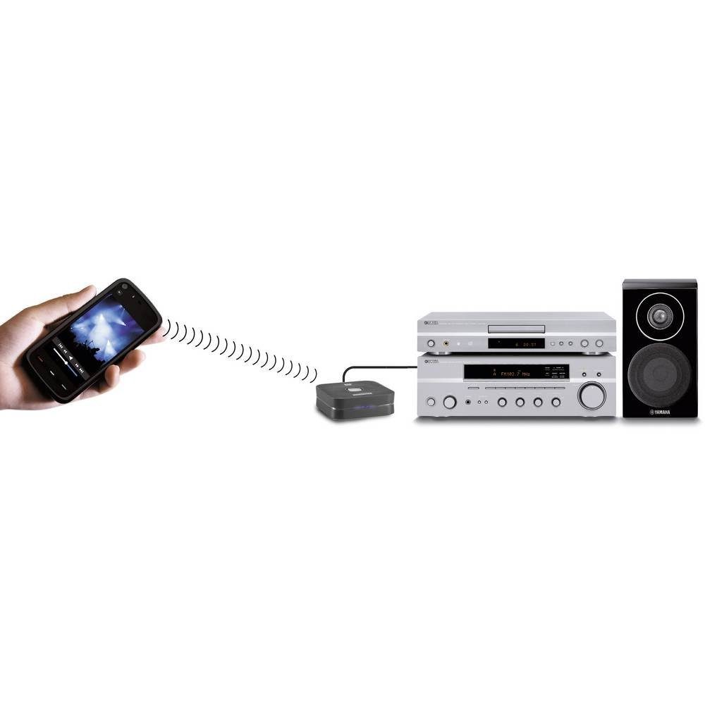 Marmitek Audioempfänger, Bluetooth, HiFi, NFC 25008182 Bluetooth-Adapter, unterstützt NFC-Übertragung