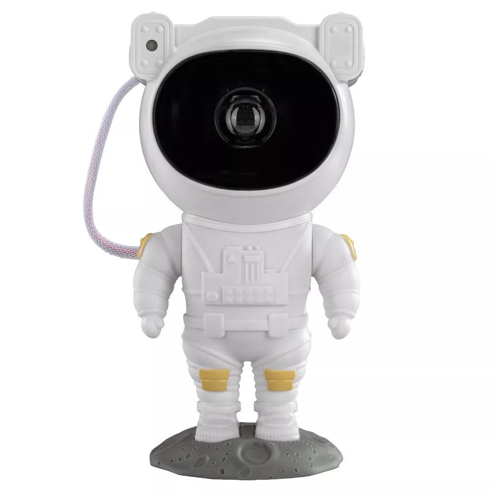 2Pace Projektionslampe 2Pace® Astronauten-Projektor Nachtlicht mit Sternenhimmel, LED fest integriert