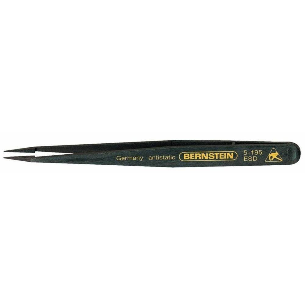BERNSTEIN TOOLS FOR ELECTRONICS Pinzette Kunststoff-Pinzette gerade, abgesetzte Spitzen 5-195