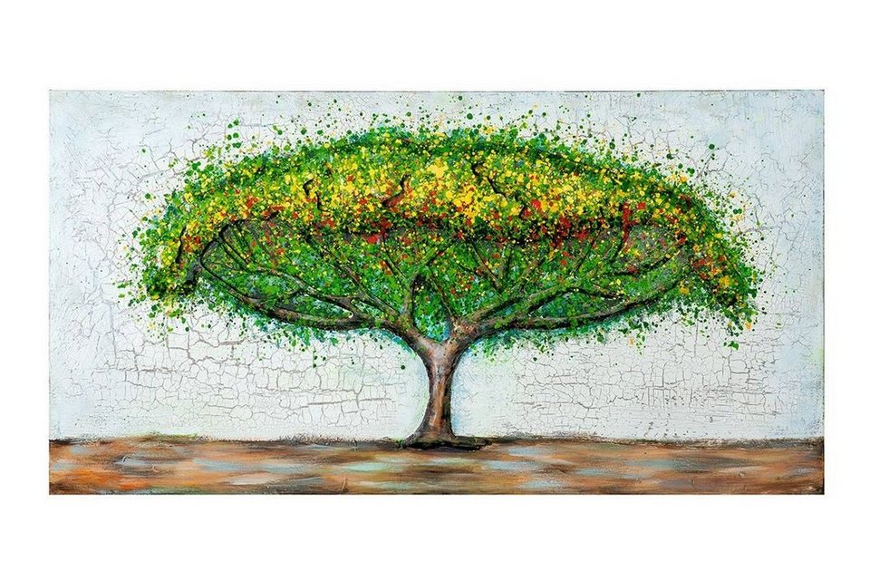 GILDE Bild GILDE Bild Tree - grün - H. 0,3cm x B. 120cm