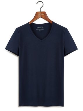 Yazubi T-Shirt modisches Shirt Mythic (Spar-Set, 5er-Pack) bequemes T-shirt mit V-Ausschnitt