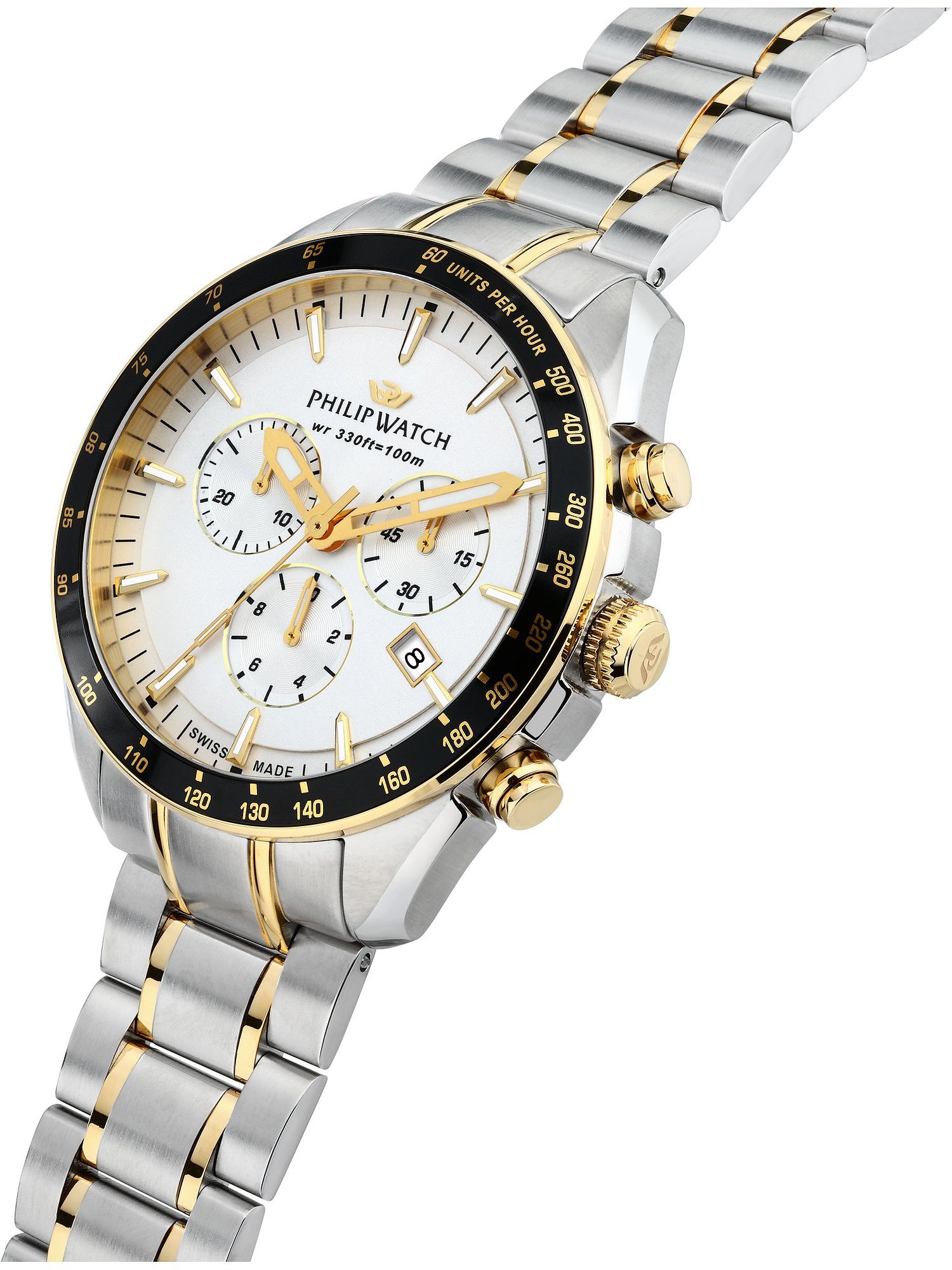 PHILIP WATCH UHREN Chronograph Philip Watch Herren-Uhren Analog Quarz