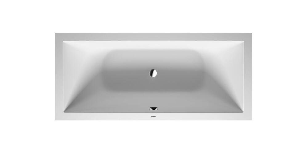 Duravit Badewanne Rechteck-Badewanne DURASQUARE 180x80 Einbauversion 2 RS weiß weiß
