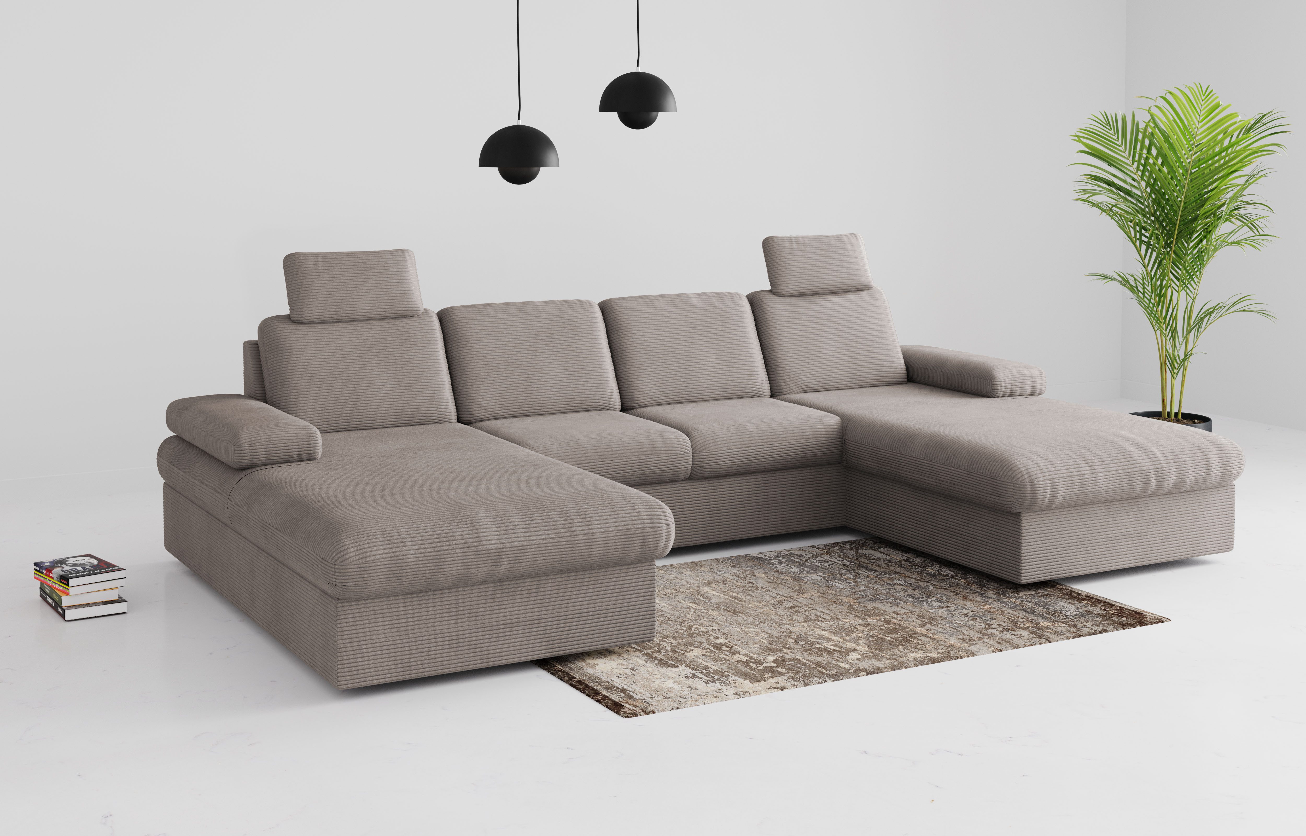sit&more Wohnlandschaft Moreno U-Form, B: 309 günstig online kaufen